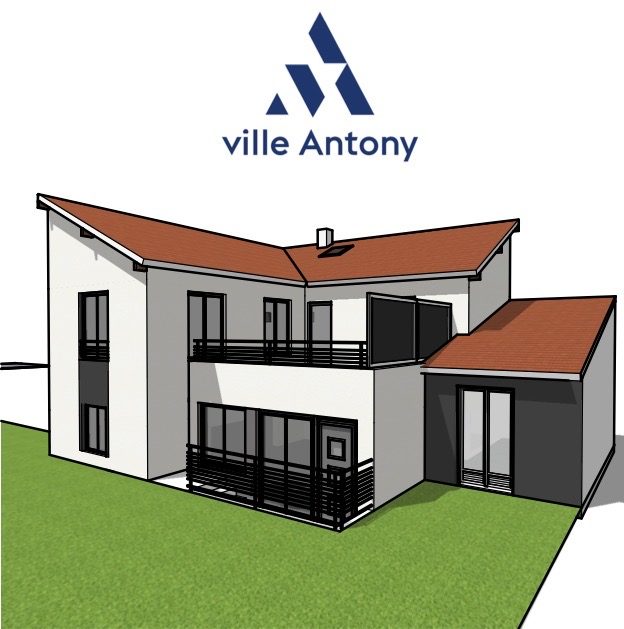 Maison redessinée à Antony (92) — dossier d'autorisation d'urbanisme par Construisez