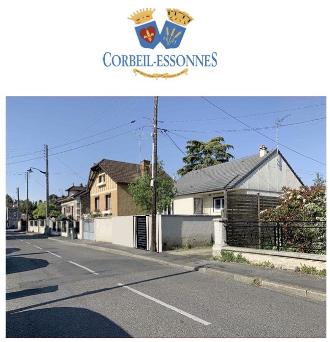 Portail sur rue à Corbeil-Essonnes (91) — déclaration préalable par Construisez