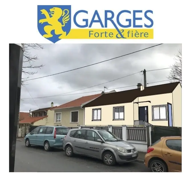 Déclaration préalable à Garges-lès-Gonesse — insertion du projet de façade
