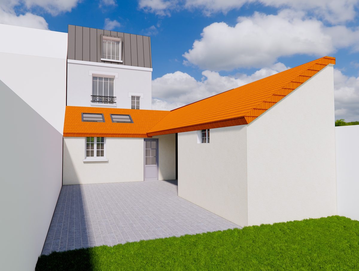 Création de logements — cour intérieure