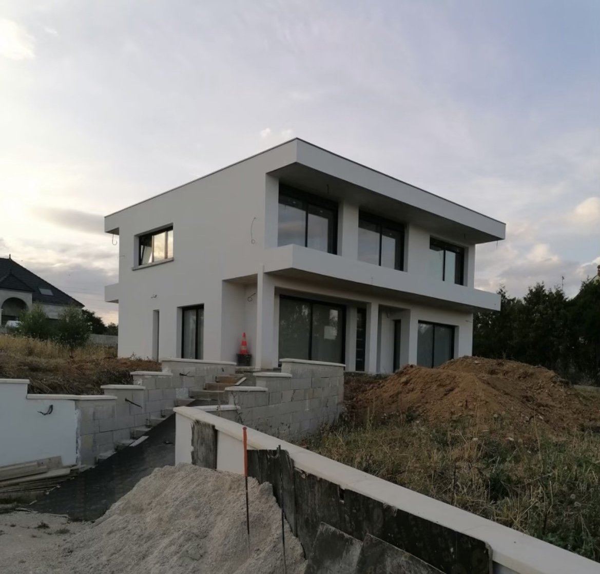 Maison contemporaine à Marcoussis (91) — permis modificatif