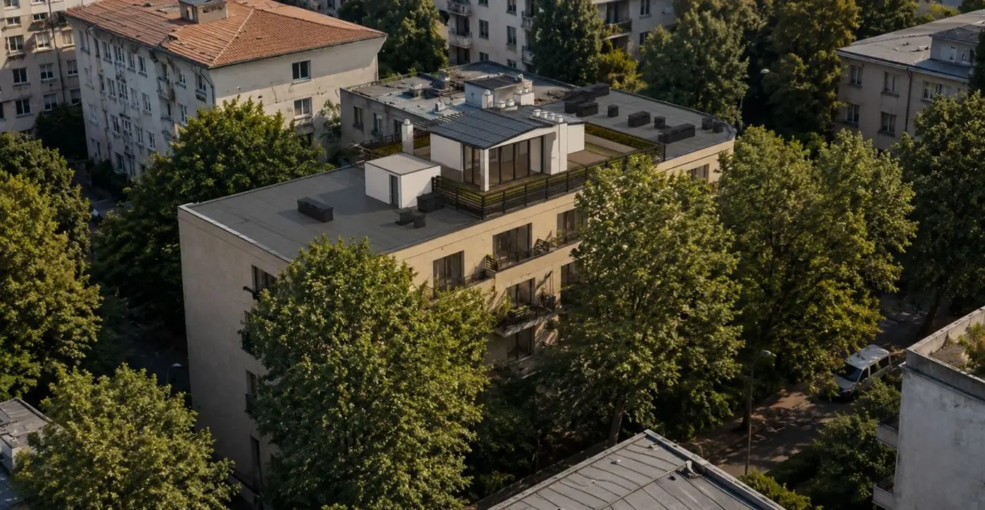 Création d'une pièce de vie à l'aplomb de l'appartement, Neuilly-sur-Seine (92)