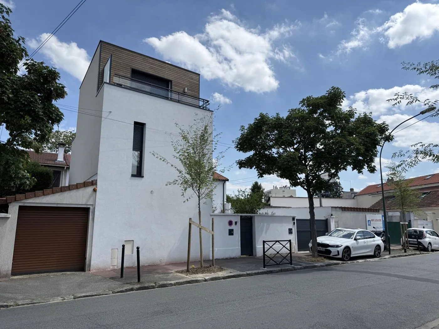 La même surélévation construite à Saint-Maur-des-Fossés — photo du projet réalisé