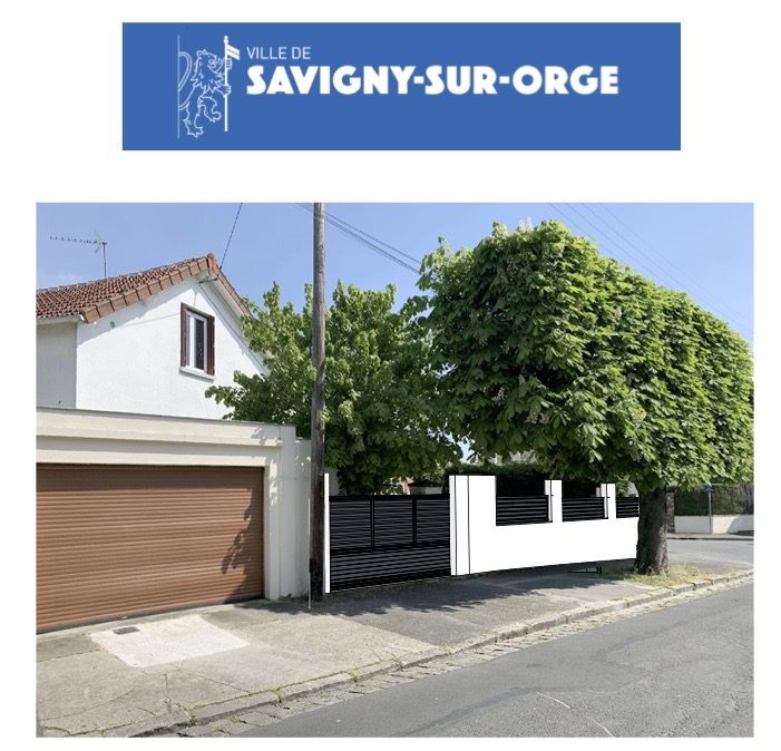 Clôture sur rue à Savigny-sur-Orge (91) — déclaration préalable par Construisez