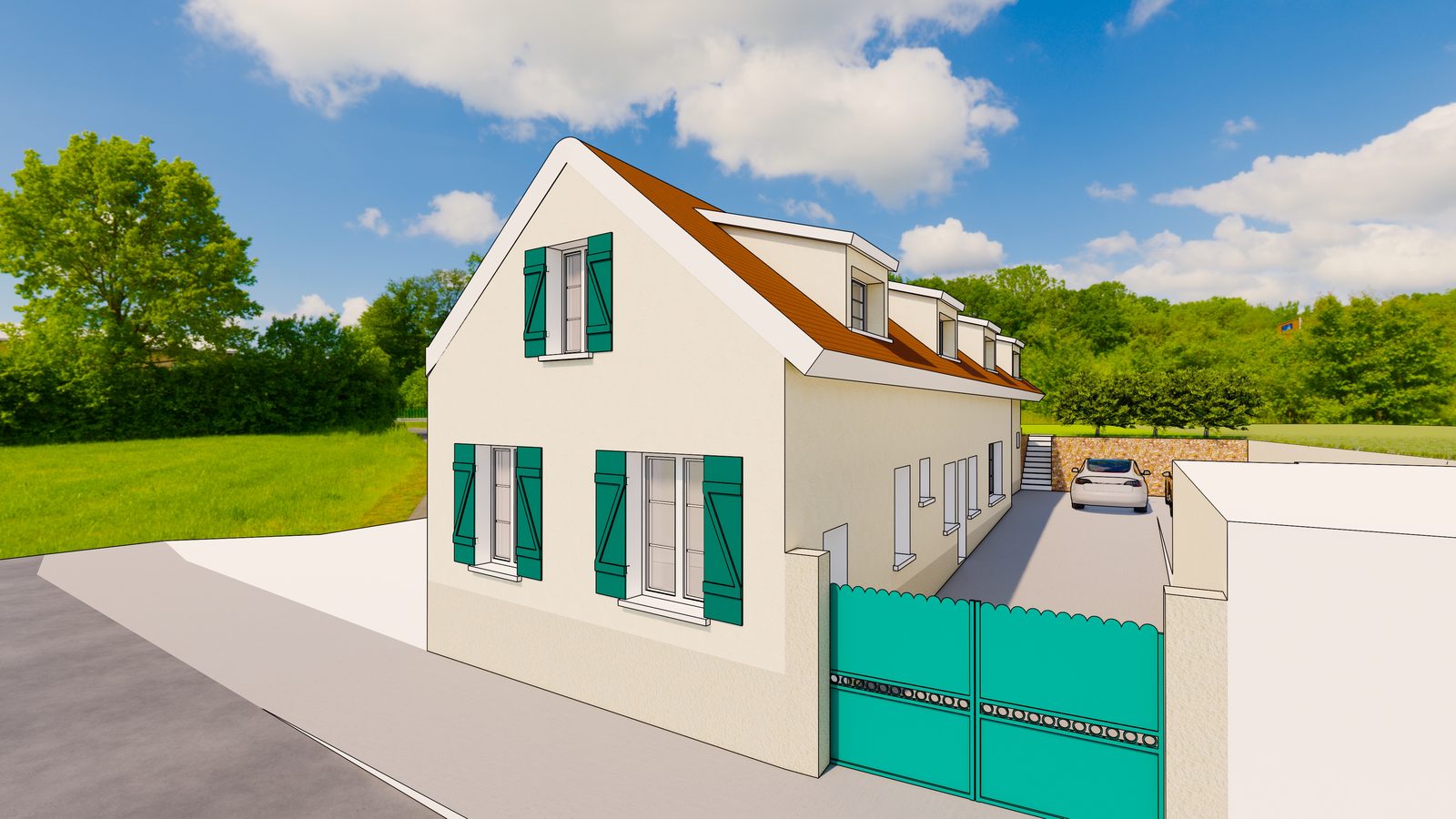 Collectif de 3 logements à Servon (77) — dossier Construisez