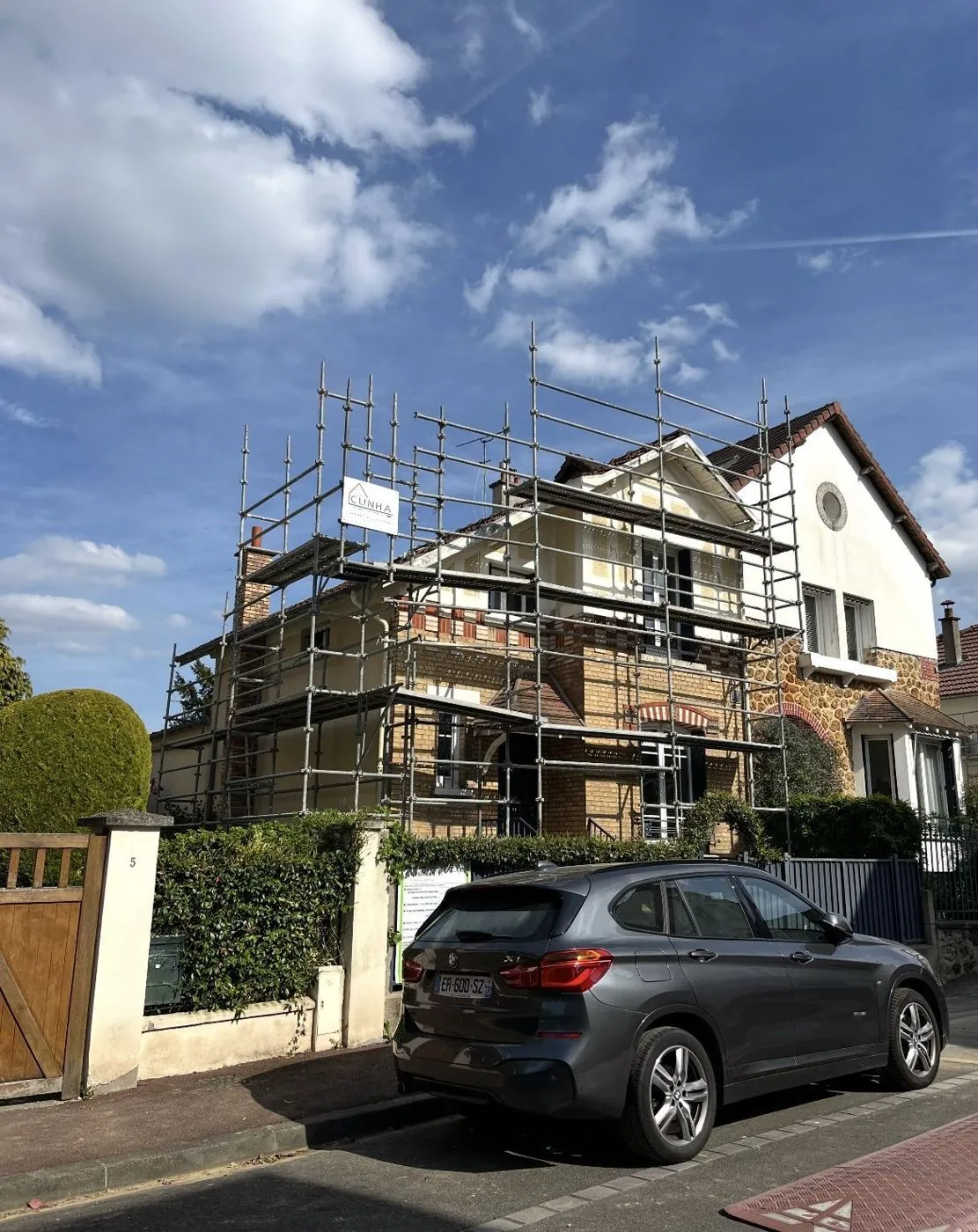 Chantier de la surélévation à Ville-d'Avray (92)